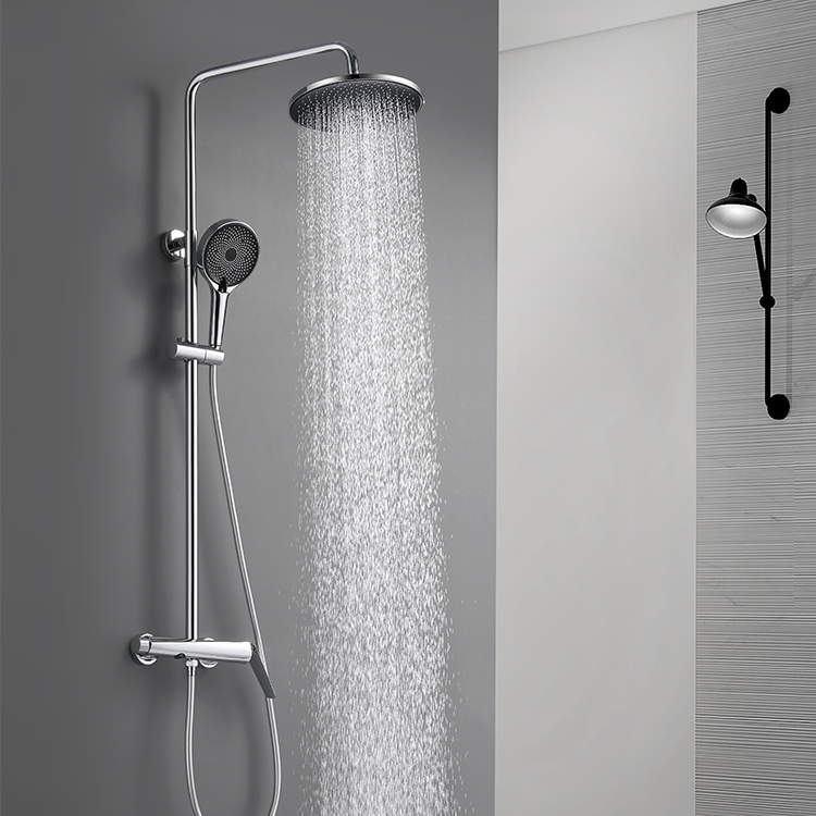 Wholesale Rainfall Shower Set Faucet Mixer Water Tap Wall Mounted Bothroom Shower for Hotel Home