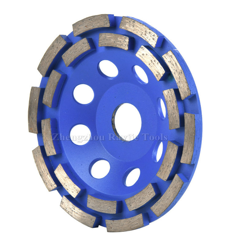 5in/125mm Diamond Turbo Row Grinding Cup Wheel Cutting Disc for Concrete Masonry Granite Marble