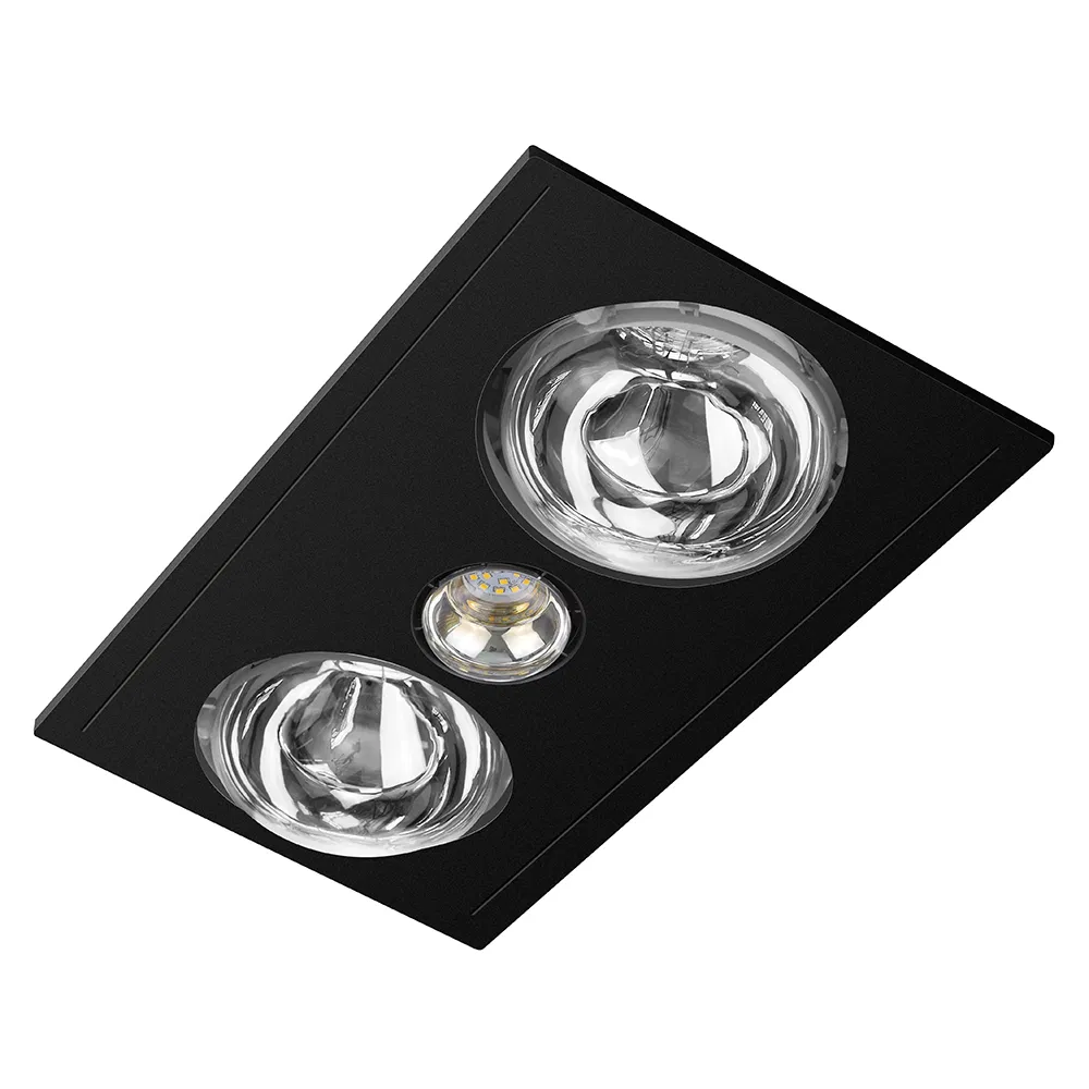 Bathroom Essential 3-in-1 Bathroom Heater with Glass Panel