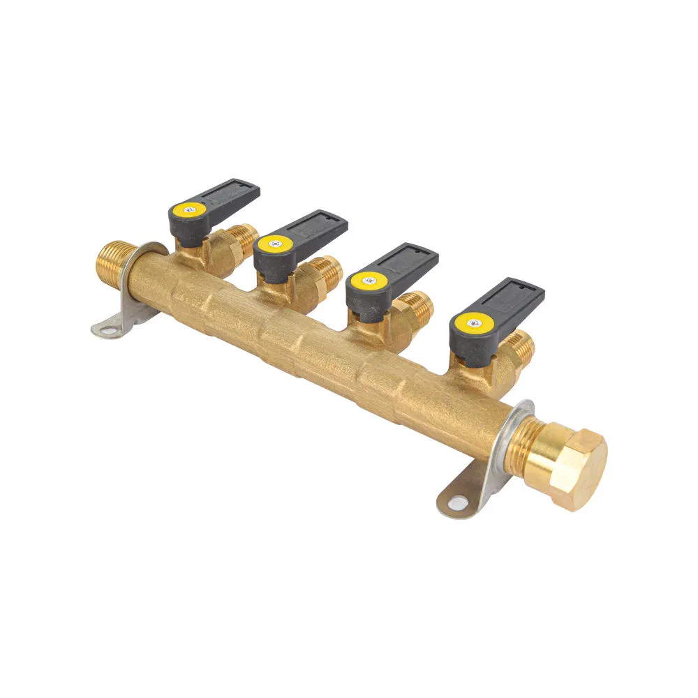 4 Ways Brass Water Separators Manifold
