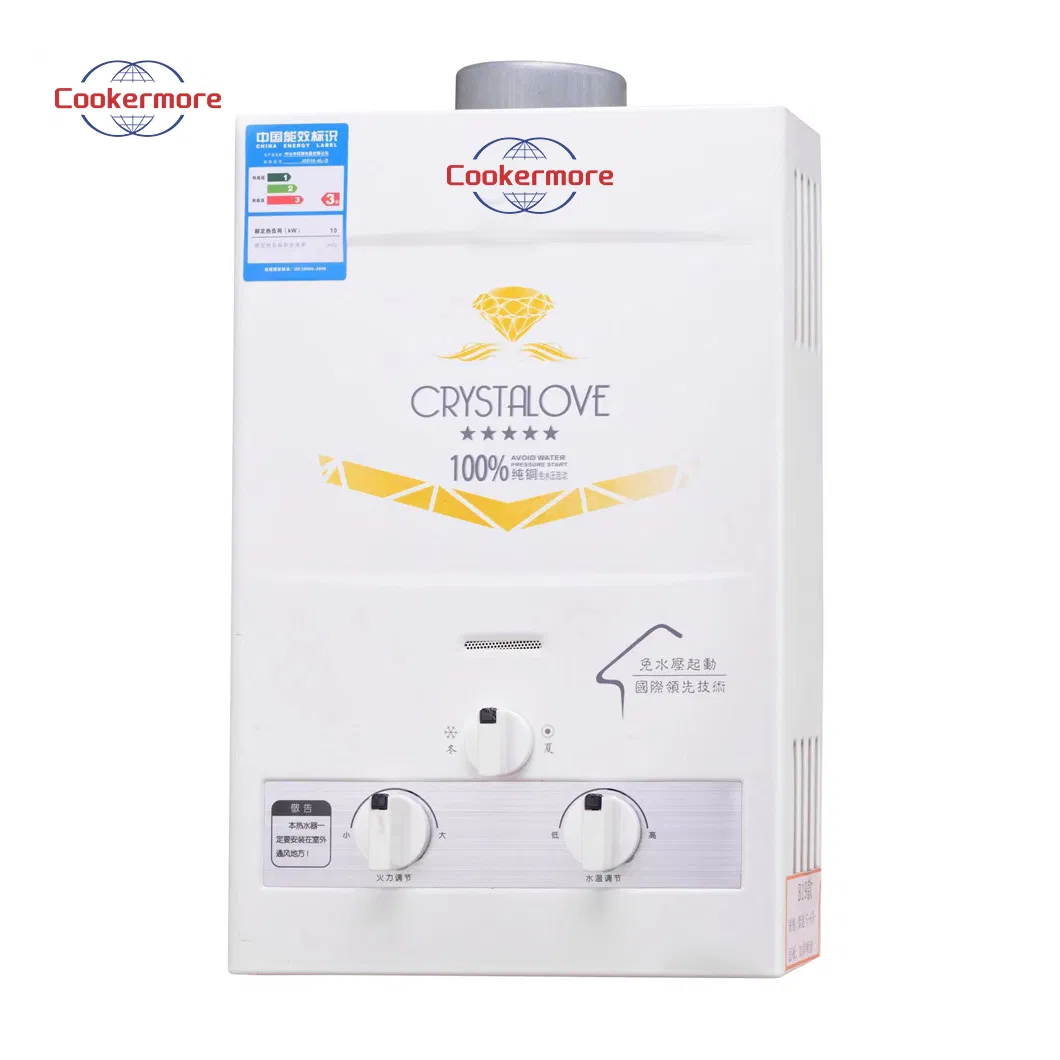 High-Efficiency Gas Water Heater for Low Water Pressure Systems