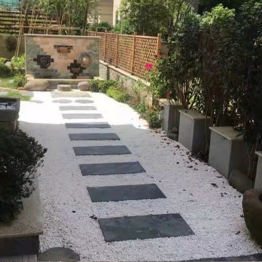 Various Sizes White Polished Pebbles Cobble Stones