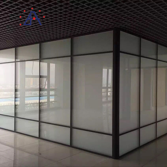 Movable Office Toughened Glass Separation Wall Partitions Cost