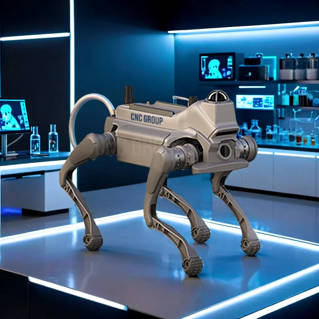 a Four-Legged Robot Dog Made in China for Children's Interactive Play