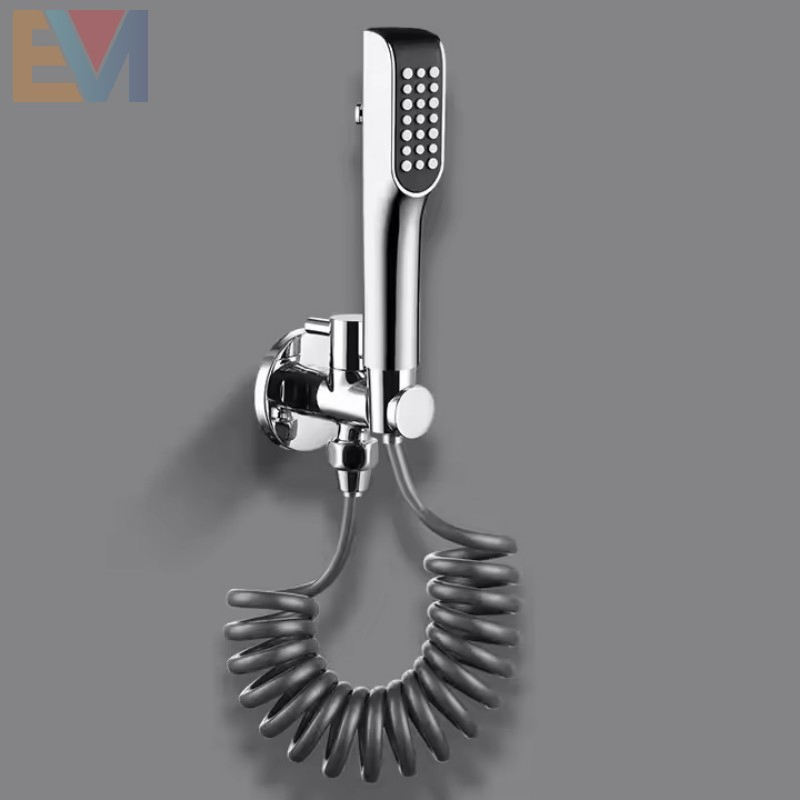Black Handheld Toilet Bidet Sprayer Set Kit ABS Bidet Sprayer
