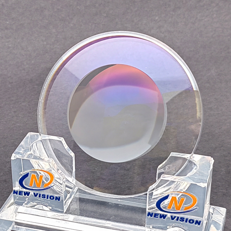 1.50 Cr39 Semi-Finished Base1400 68/40mm Ar Blue Coating Optical Lenticular Eyewear Lens