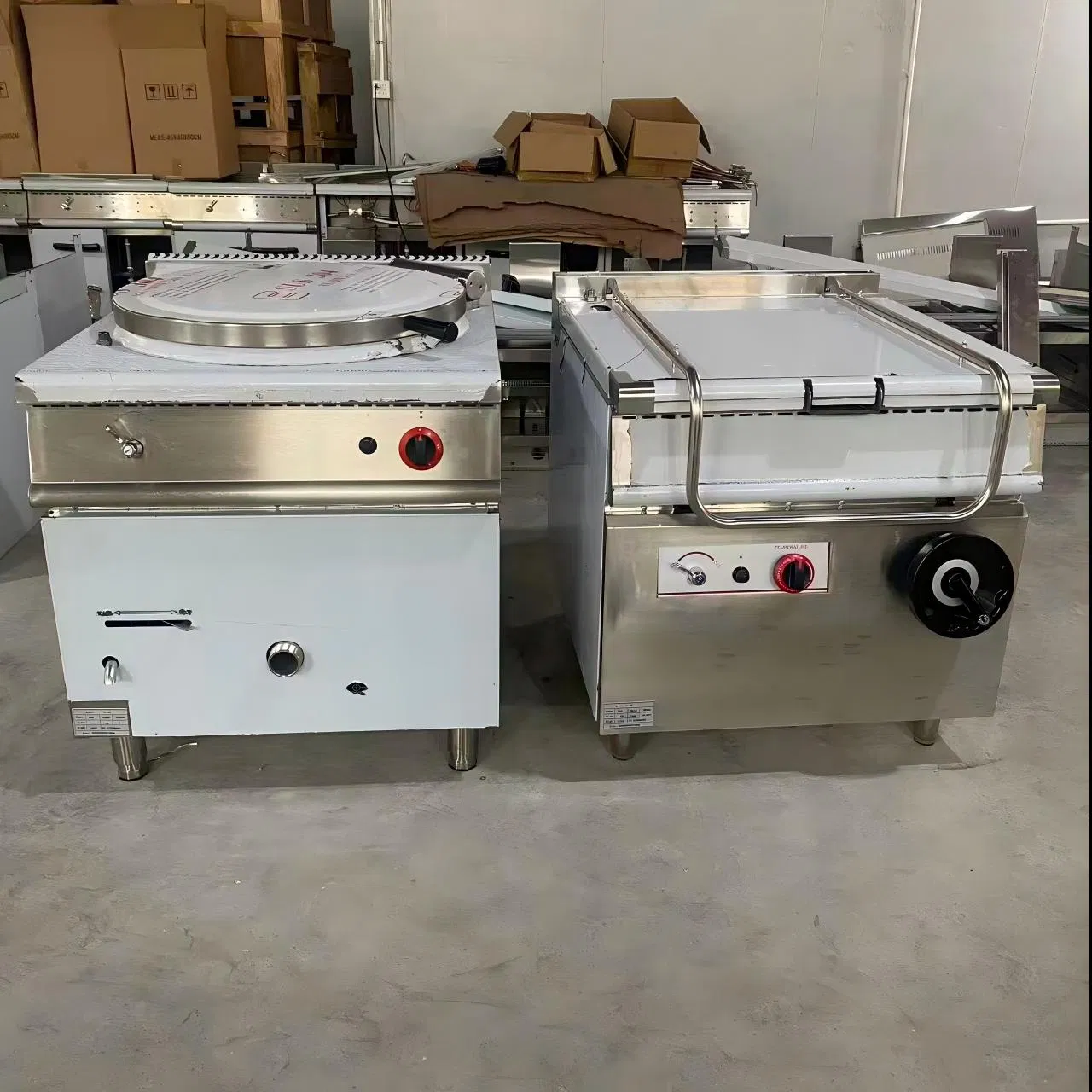 Commercial Kitchen Equipment Tilting Braising Pan for Commercial Kitchens - Gas or Electric Power