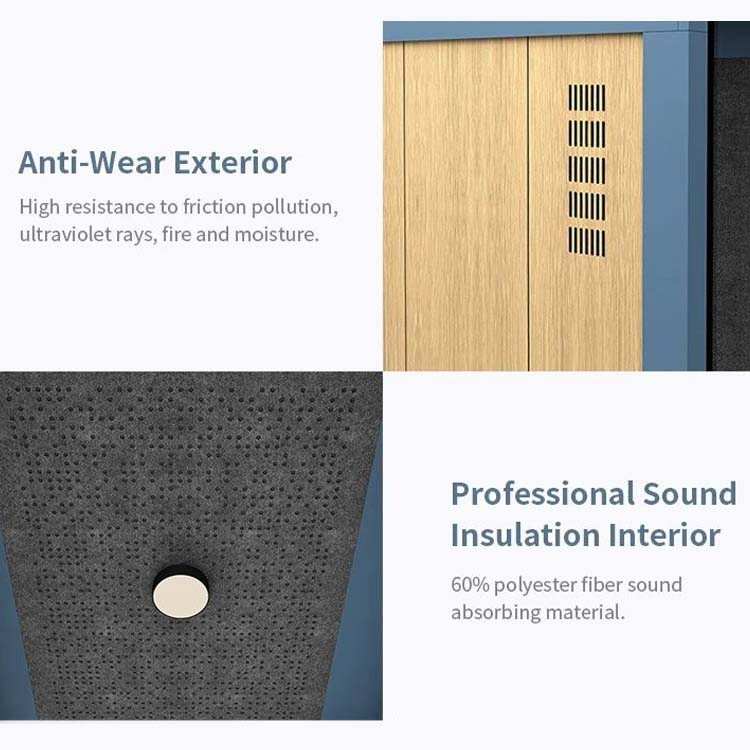 Modern Portable Private Meeting Booth Soundproof Office Pod