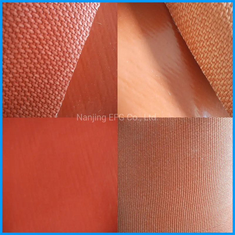 Long Using Life Silicone Rubber Coated Fiberglass Fabric for Furnace Curtains
