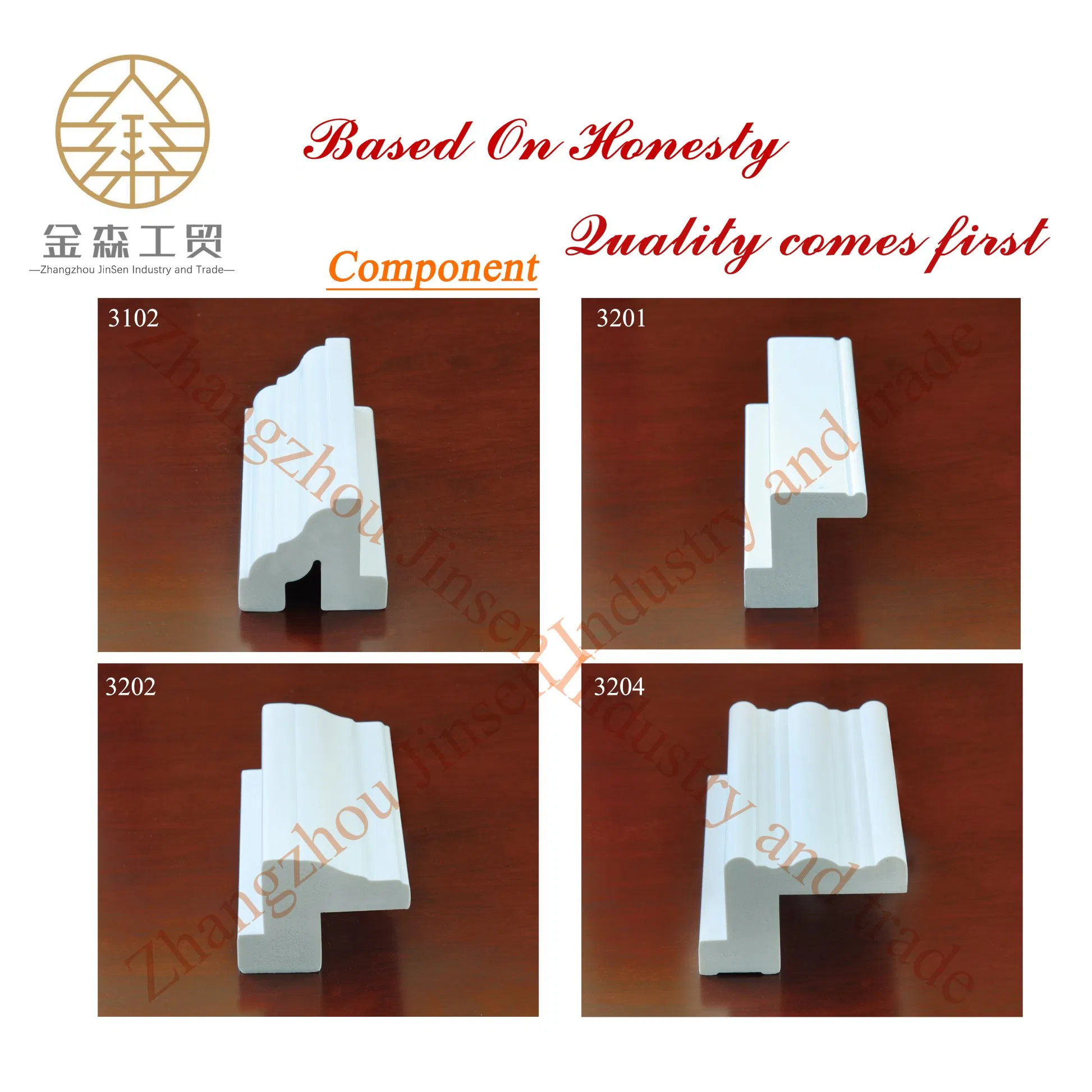 Reinforced Vinyl Wrapped White PVC Window Plantation Shutter for Home Corner Window