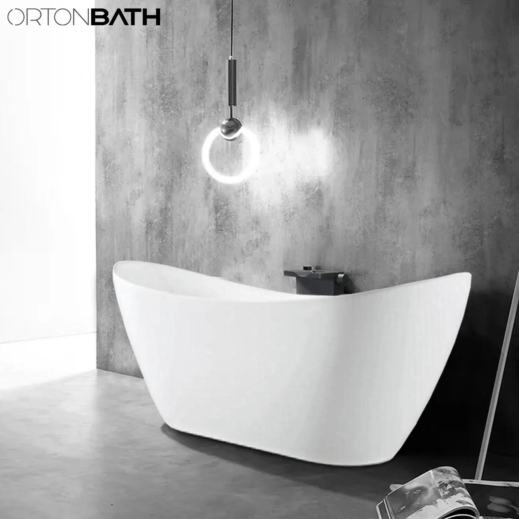 Акриловая ванна Ortonbath для двоих с гидромассажем