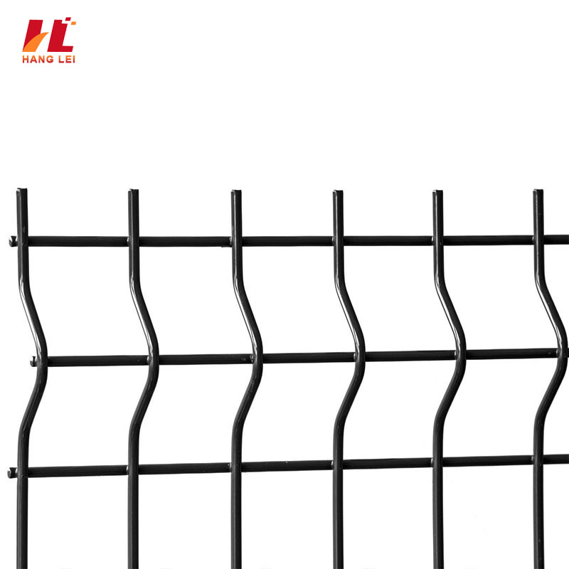 Elegant Three Dimensional Curved Bend Fencing Panels for Enhancing Garden Security and Ornamental Iron Fencing