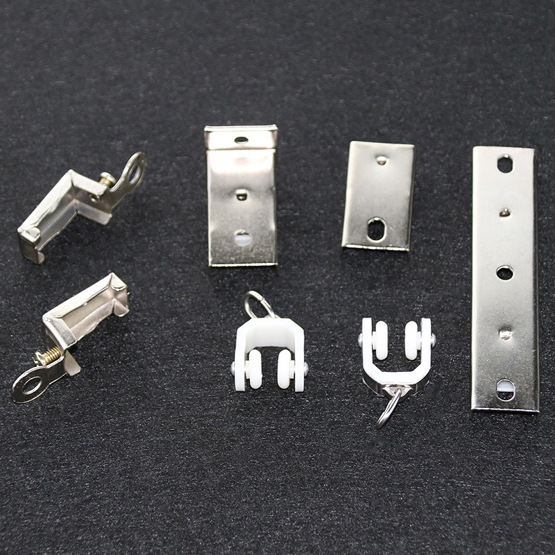 Thickened Aluminum Alloy Curtain Rod Bedroom and Living Room Side, Top Installation