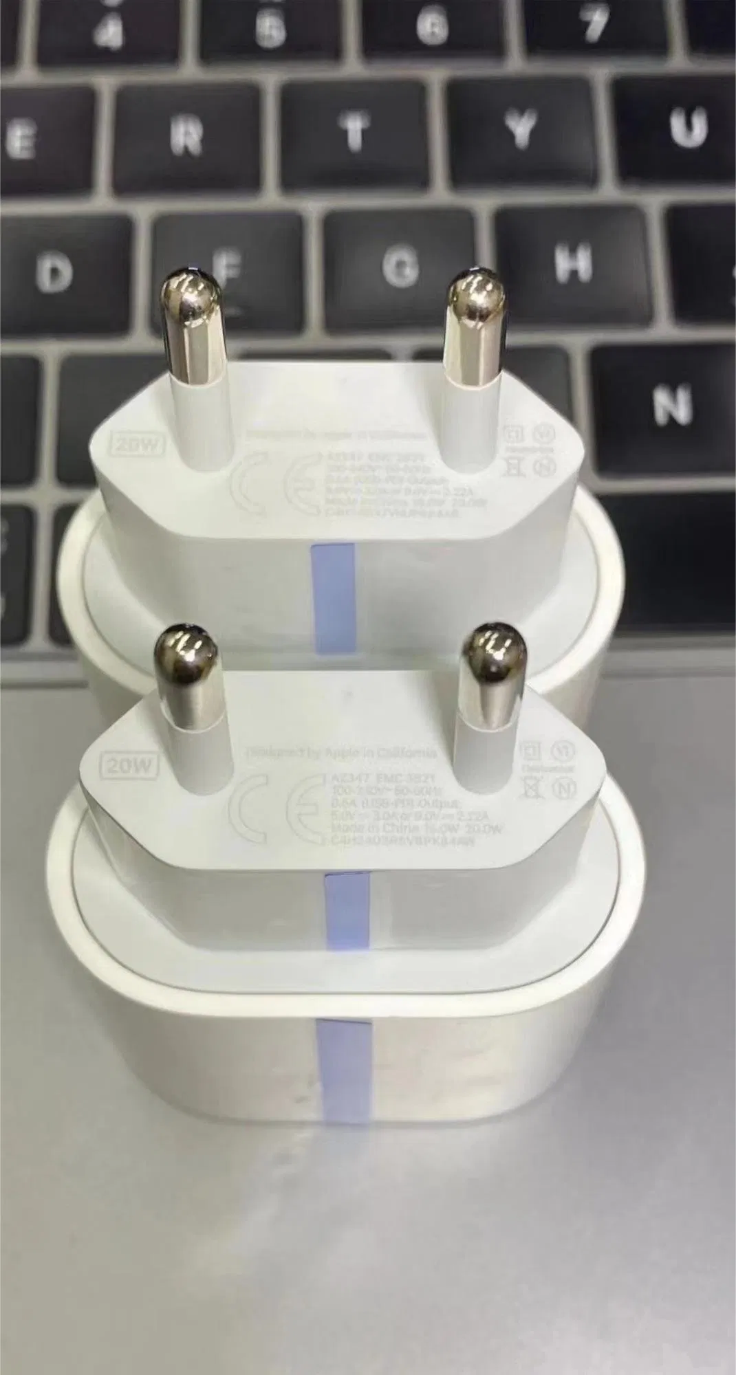 EU Plug 20W Pd Charger Type C Charger USB C Adaptor for iPhone 15