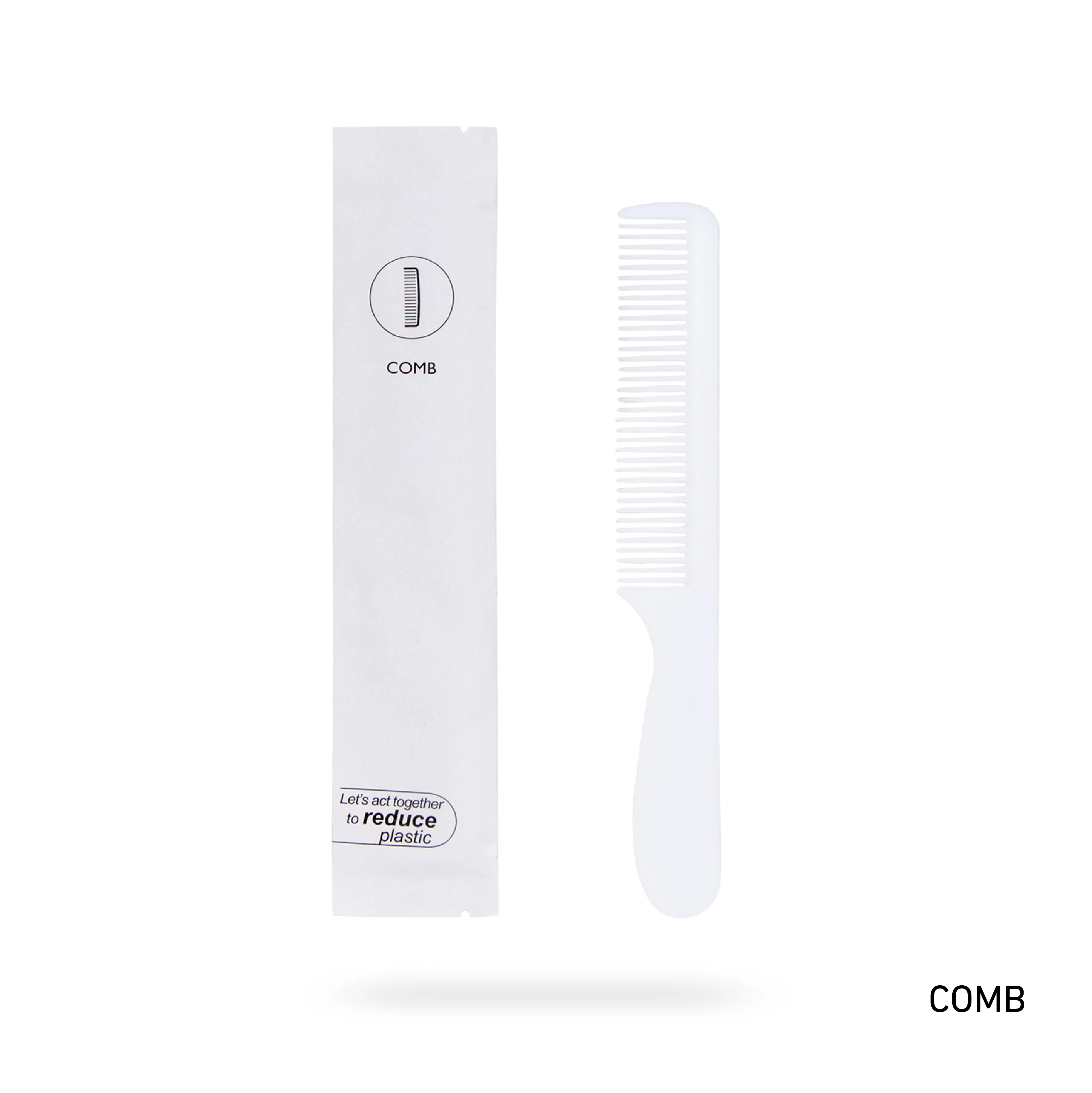 OEM Cheap Disposable Hotel Travel Plastic Hair Combs Double Tooth Comb