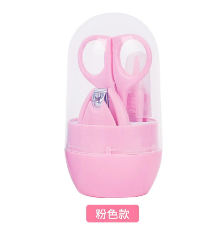 Wholesale Safe 4 Pieces Baby Care Manicure Set with Storage Box