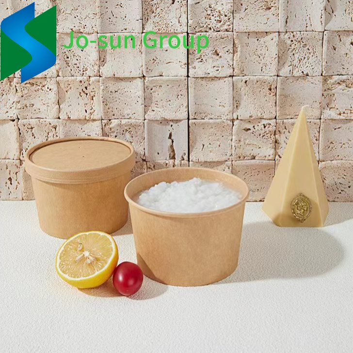 Jo-Sun Ice Cream Sundae Cups Disposable Paper Dessert Bowls Yogurt Bucket Soup Bowls Hot or Cold Food Cups for Party