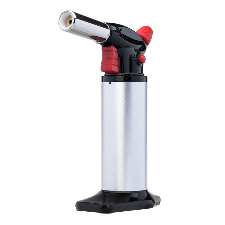 Professional Kitchen 13.6X6X18.2cm 244G Cooking Lighter Torch & Grilling Blow Torch Lighter for Desserts BBQ Firestarter