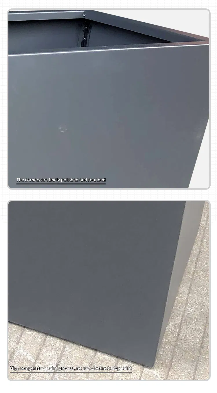 Металлический уличный вазон для растений Club Bar