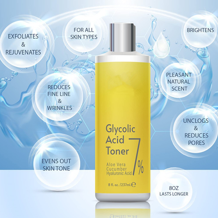 Glycolic Acid Toner for Face Anti Aging Exfoliating Skin Toner
