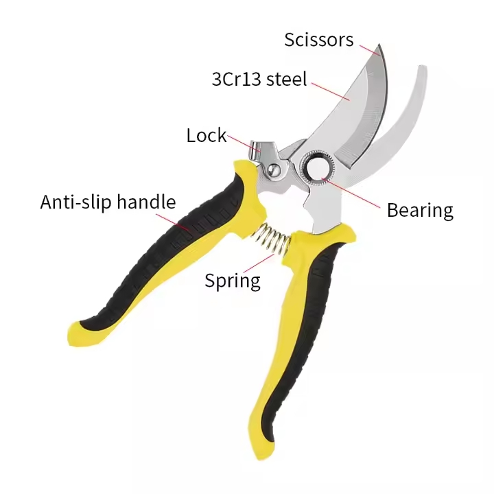 Garden Pruning Shears Gardening Tools Stainless Steel Shears for Pruning Branches Branch Scissors