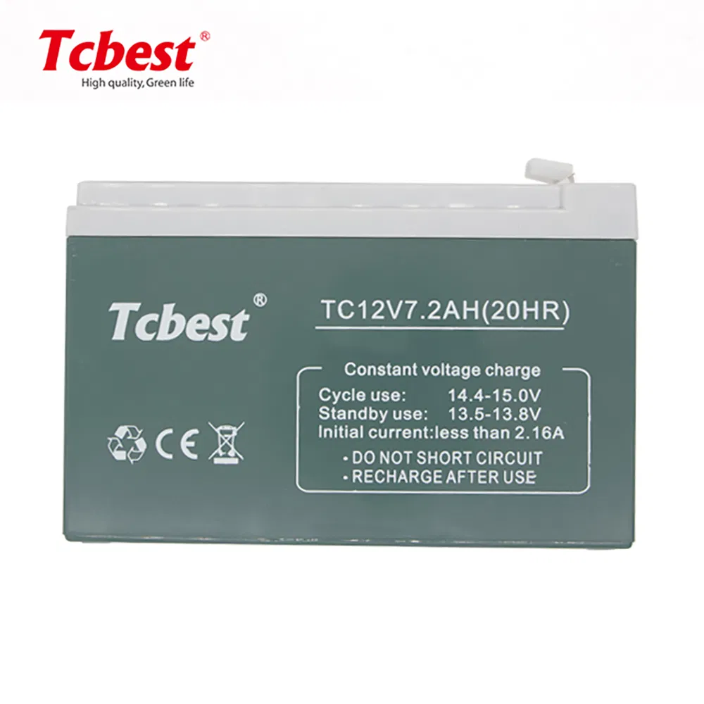 Sealed Lead Acid AGM Deep Cycle Solar Battery 12V 7.2ah 20hr