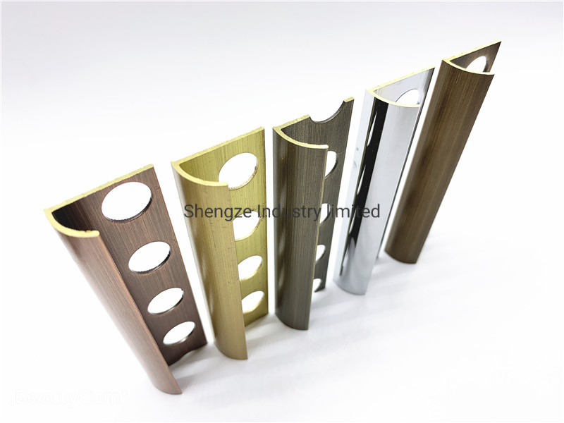 Metal Aluminum Tile Corner Edging Trim for Ceramica Floor Wall