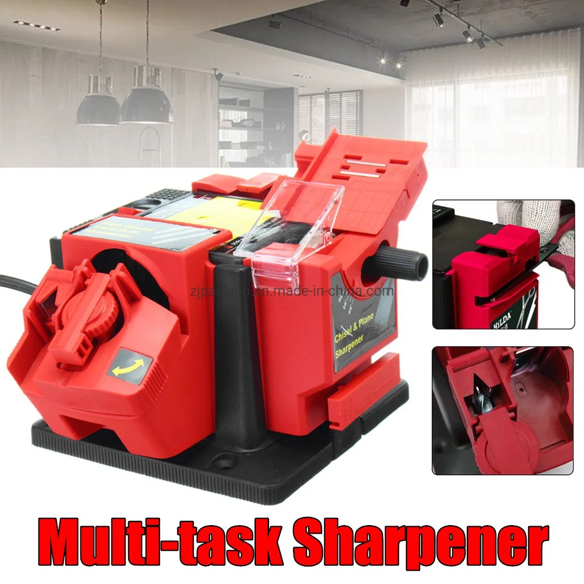 Electric Multi-Task Sharpener Drill Bit Knife Scissor Chisel Plane Sharpener