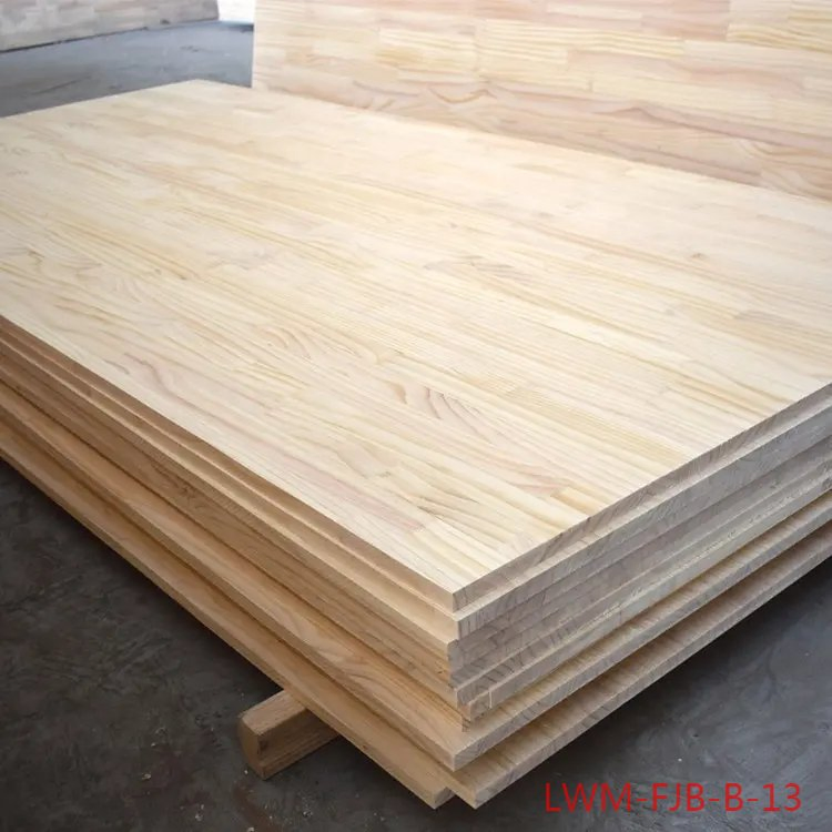 1220*2440mm Rubber Finger Joint Board Other Boards for Kitchen Cabinet, Pine Finger Joint Board