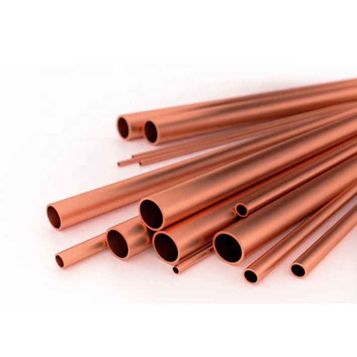C101 Rigid Cold Drawn Seamless Straight Pure Copper Heat Tube Copper Bare Tube