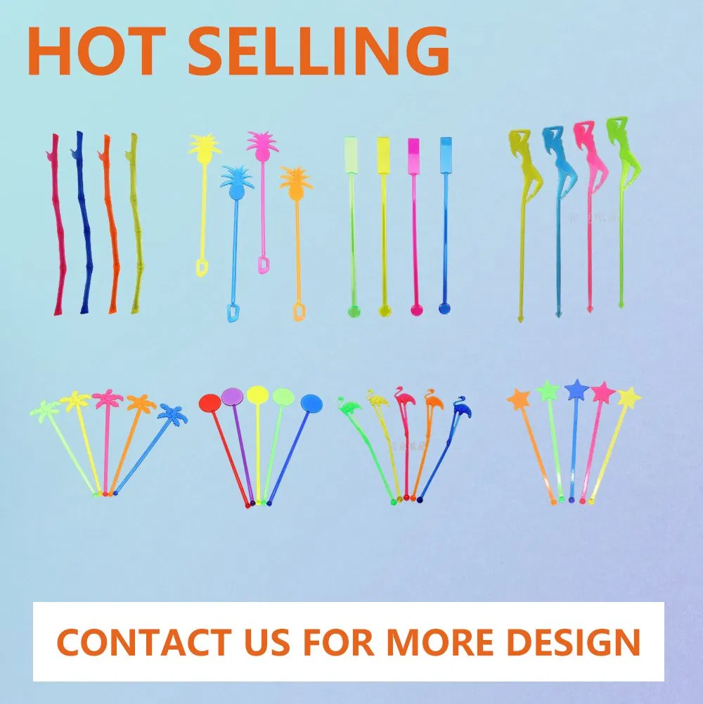 Colorful Pineapple Cocktail Stirrer for Fun Drink Mixing