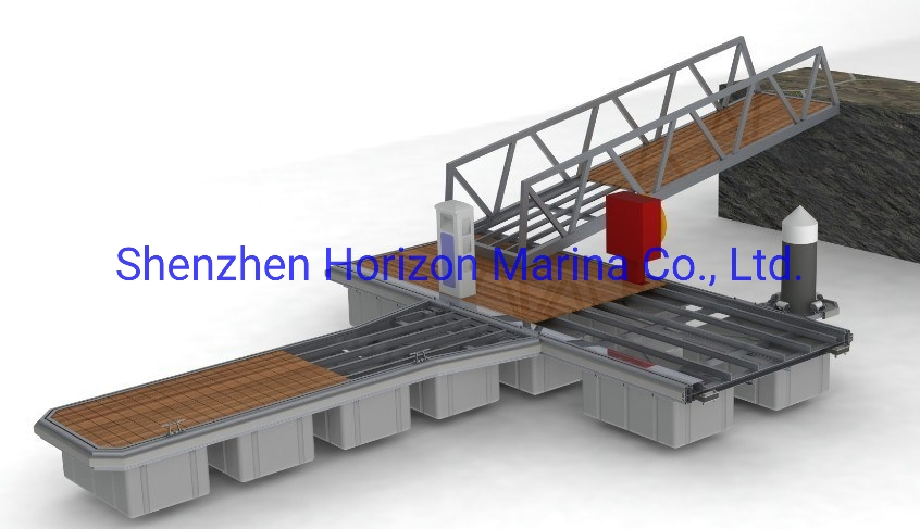Marine Grade Aluminum Gangway for Floating Pontoon