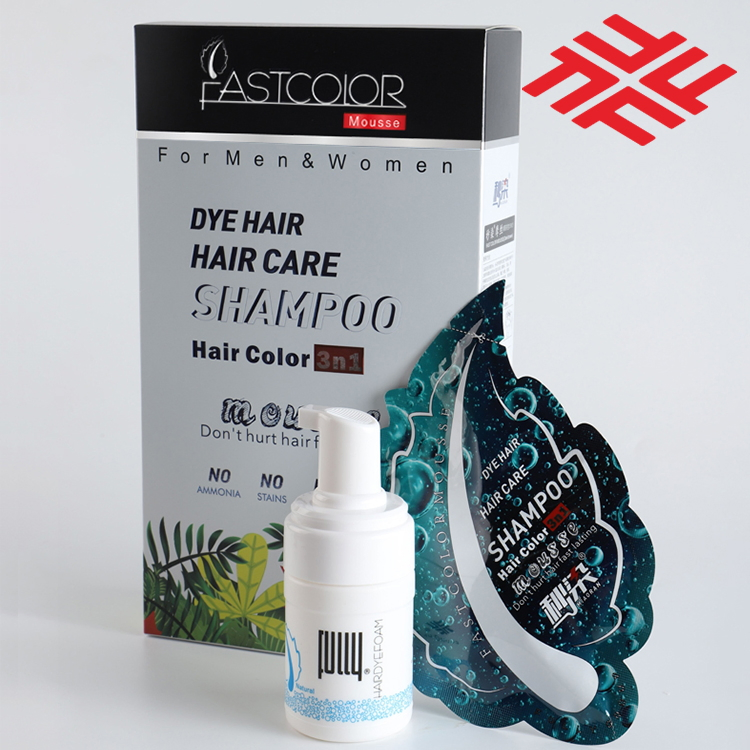 Wholesales Price OEM Customized Home Easy Use Fastcolor Hair Dye Mousse Foam Hair Coloring