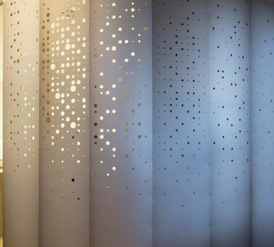 Electrophoretic Coating Aluminum Cylindrical Shape for Curtain Wall