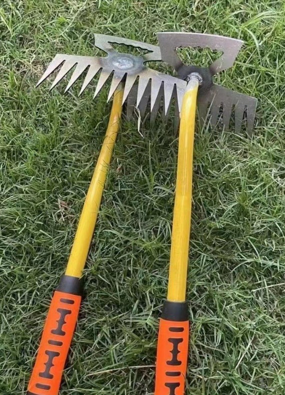Industrial Grade Multi-Functional Rake for Garden Weeding Agriculture Use