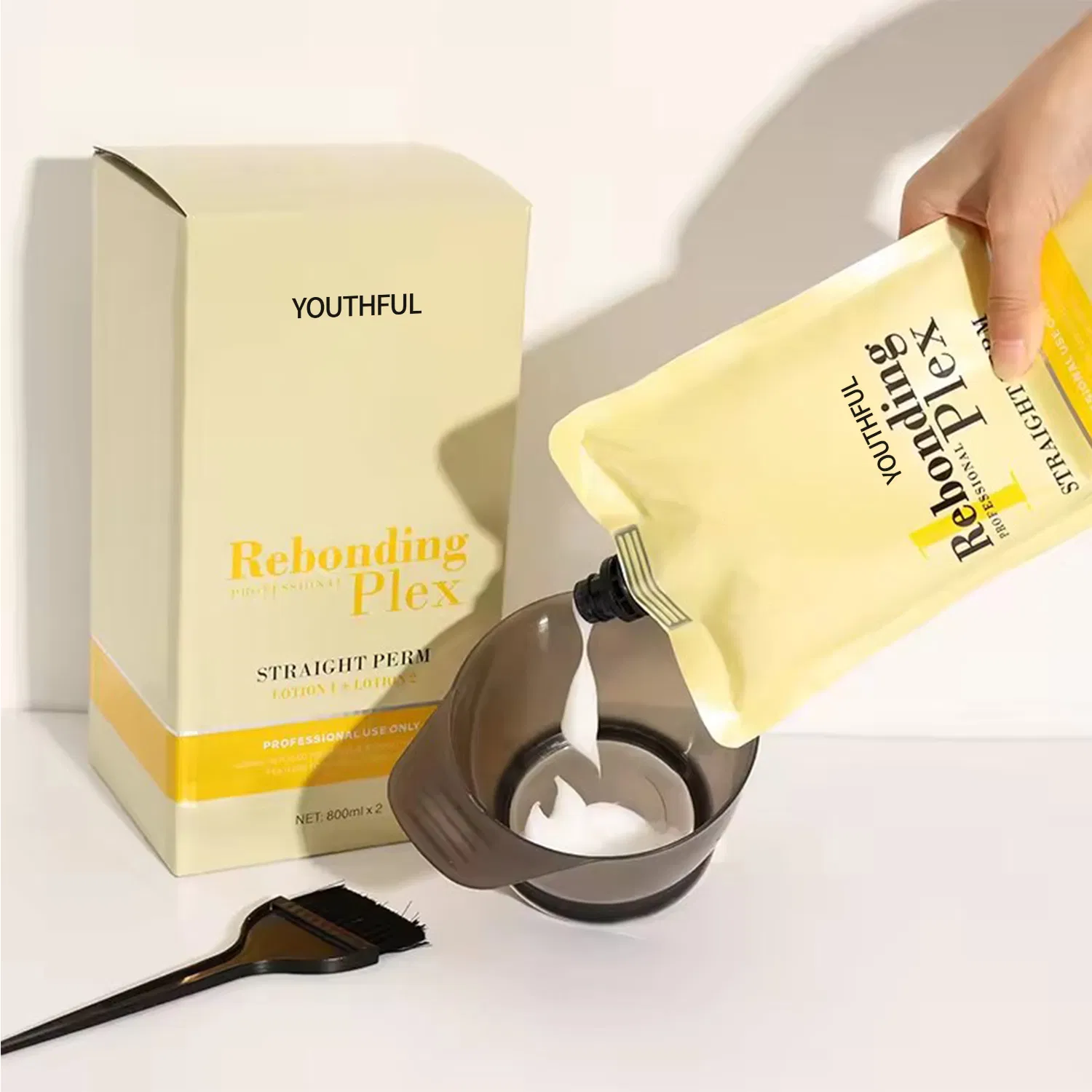 Top Quality Hair Softener Styling Smoothing Perm Water Straightening Rebonding Cream
