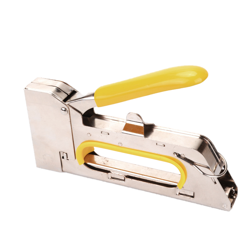 Heave Duty Power Manual Hand Operated Upholstery Stapler Sofa Tacker Staple Nail Gun