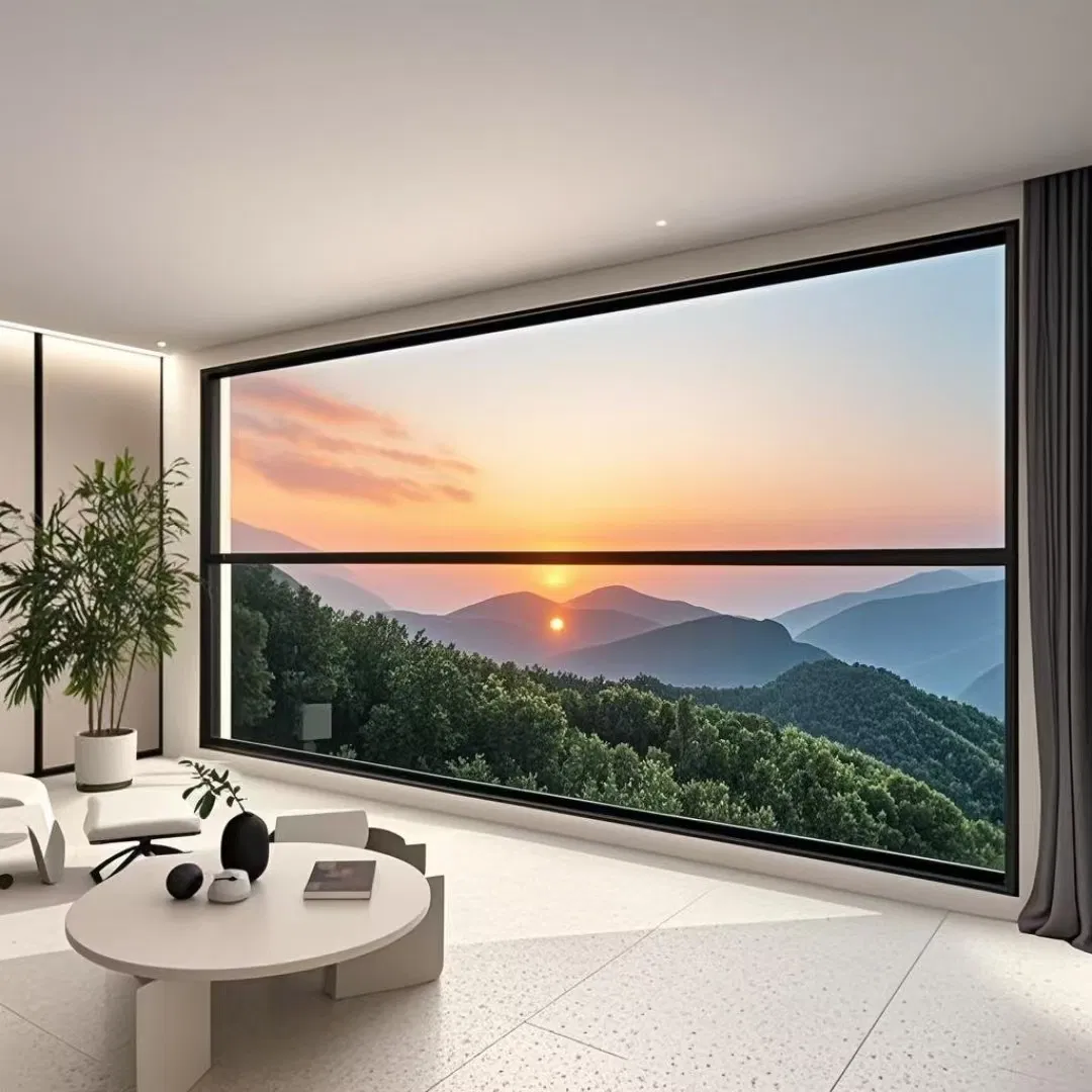 Commercial Metal Window and Aluminum-Clad-Windows Application with PVC Window China and Wooden Window Casement Window