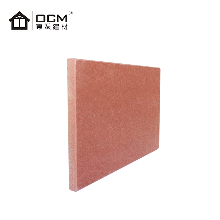 Customized Color External Siding Wall Cladding Decorative Colot Though Fiber Cement Board