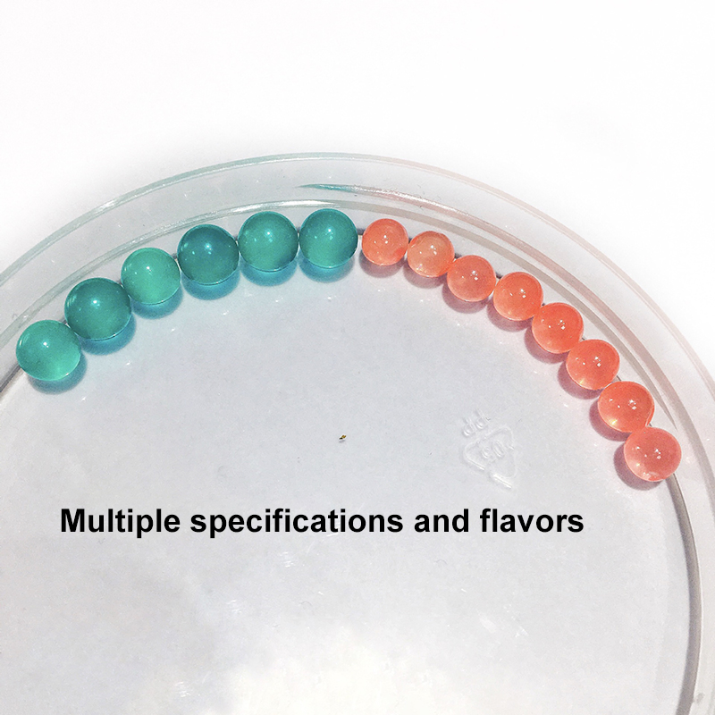 New Design Multiplex Fruit Flavor Smoking Crush Ball Explosive Beads Cigarettes Capsule Burst Bead with Pusher