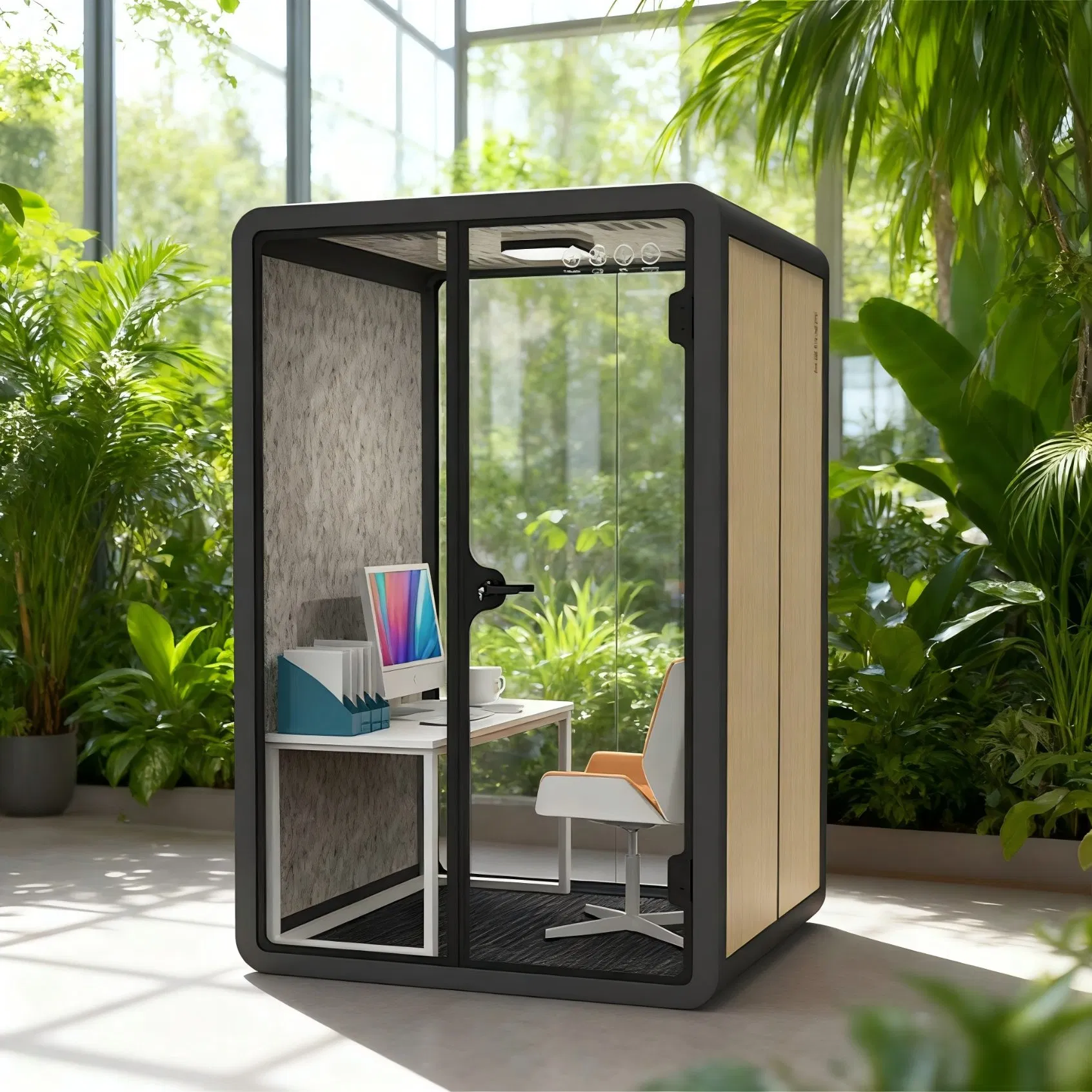 Prefabricated Modular Prefab House Assembled Soundproof Booth Office Pod