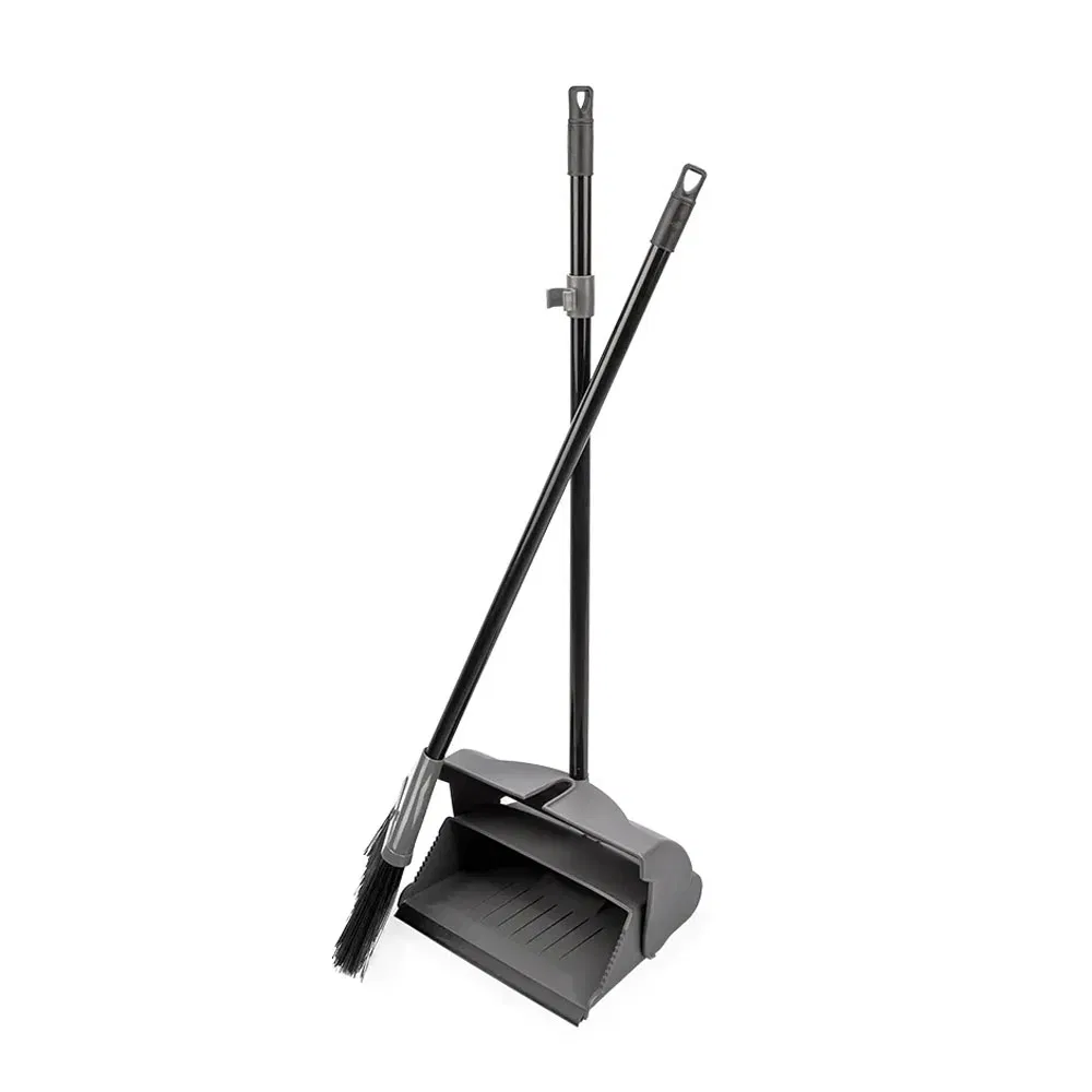 30cm Commercial Cleaning Windproof Upright Broom and Dustpan Set