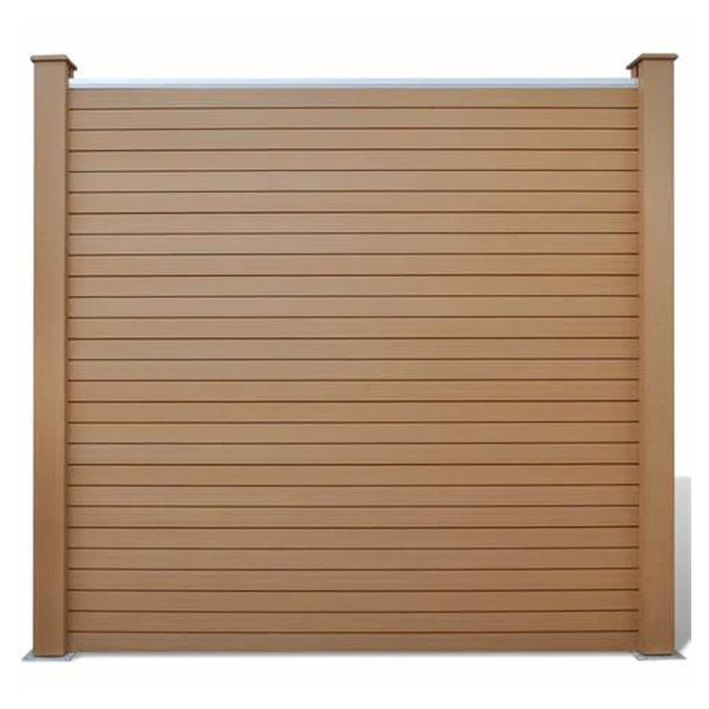 Rot-Proof Garden Fence Composite Wood Eco-Friendly WPC Composite Fencing Outdoor WPC Fence