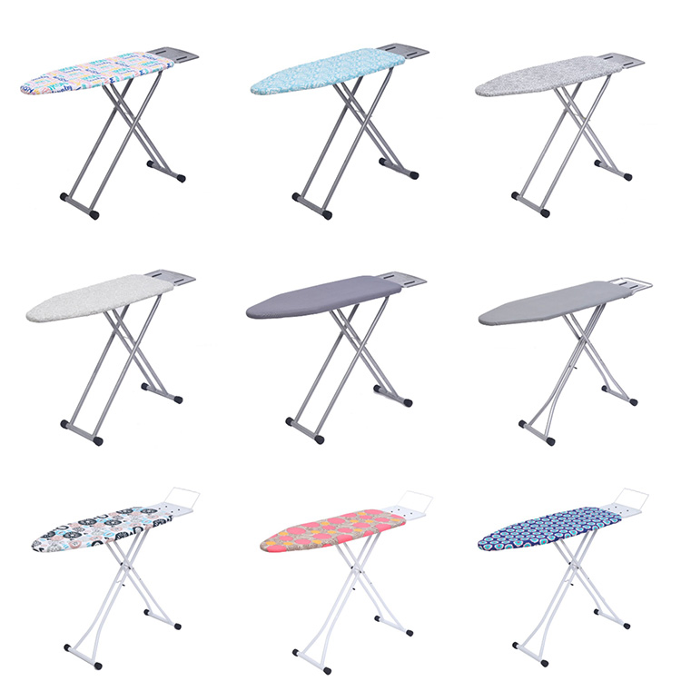 Hot Sale Adjustable Height Foldable Ironing Board Home & Hotel Use Plastic Material Convenient Clothes Ironing Table