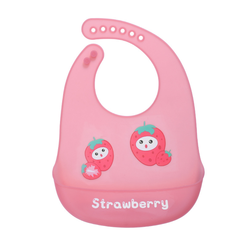 Hot Selling Baby Silicone Soft Waterproof Food Grade Dental Bibs