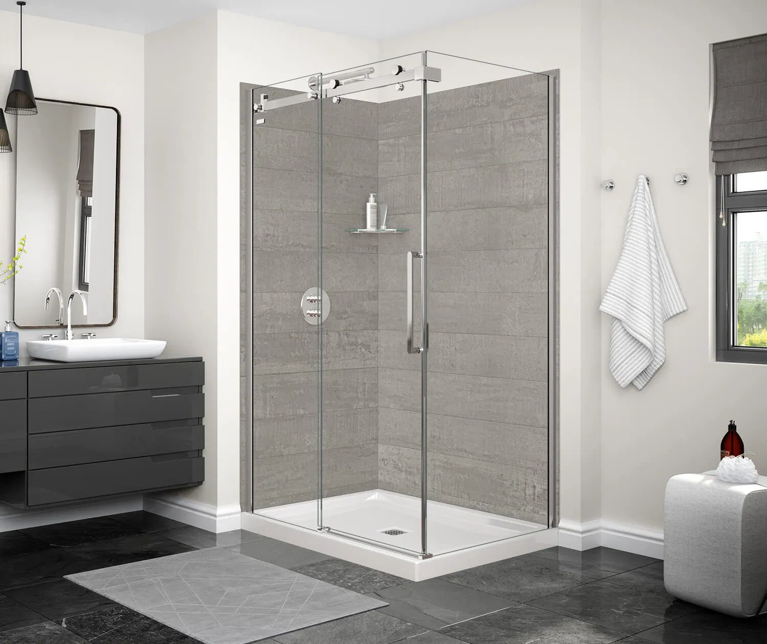 Economical Quality Aluminum Frame Tempered Glass Shower Cabin Steam Shower Room Enclosure