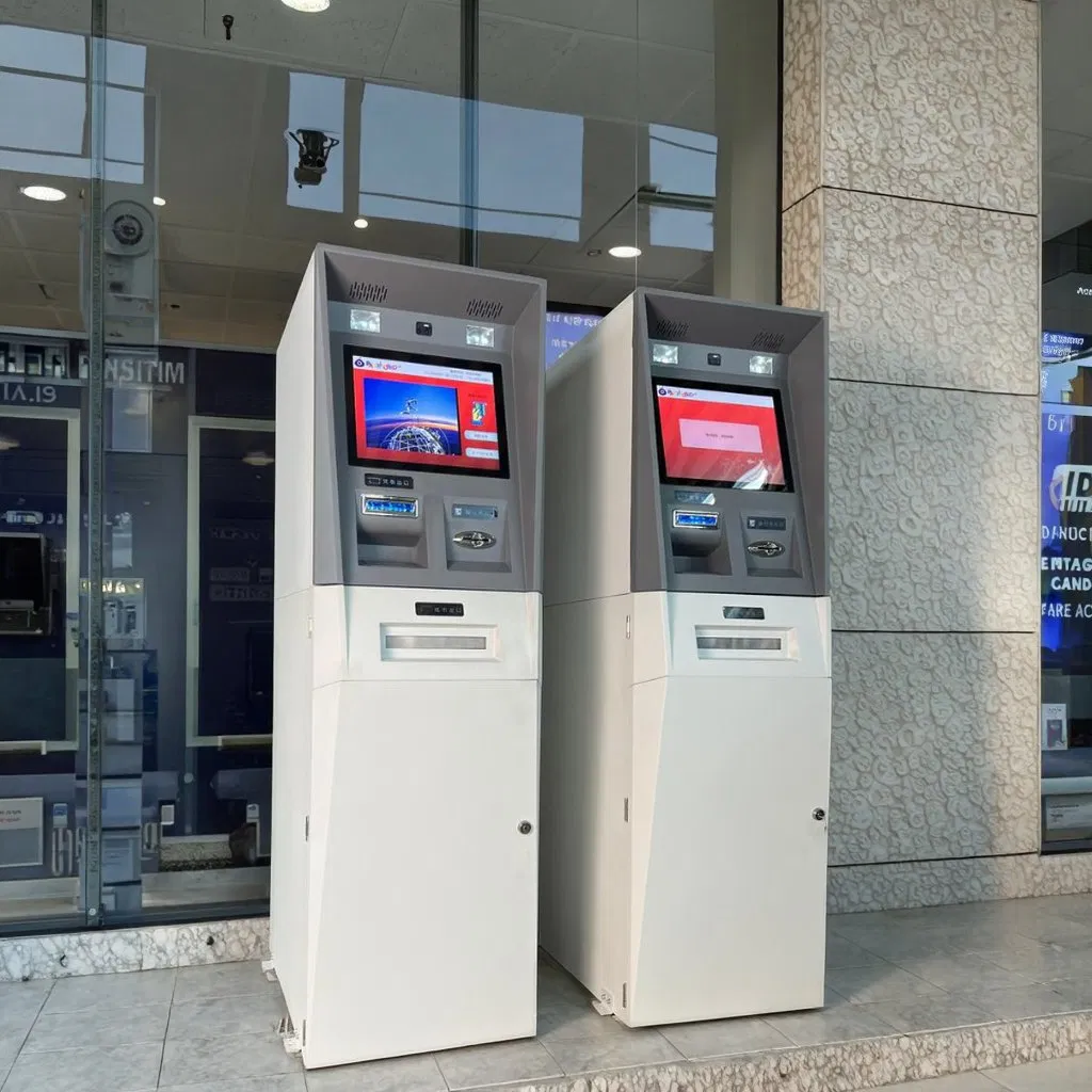 Automatic High Speed Metal Cash Dispenser ATM Kiosks Self Service Cash Withdraw Machine for Banking