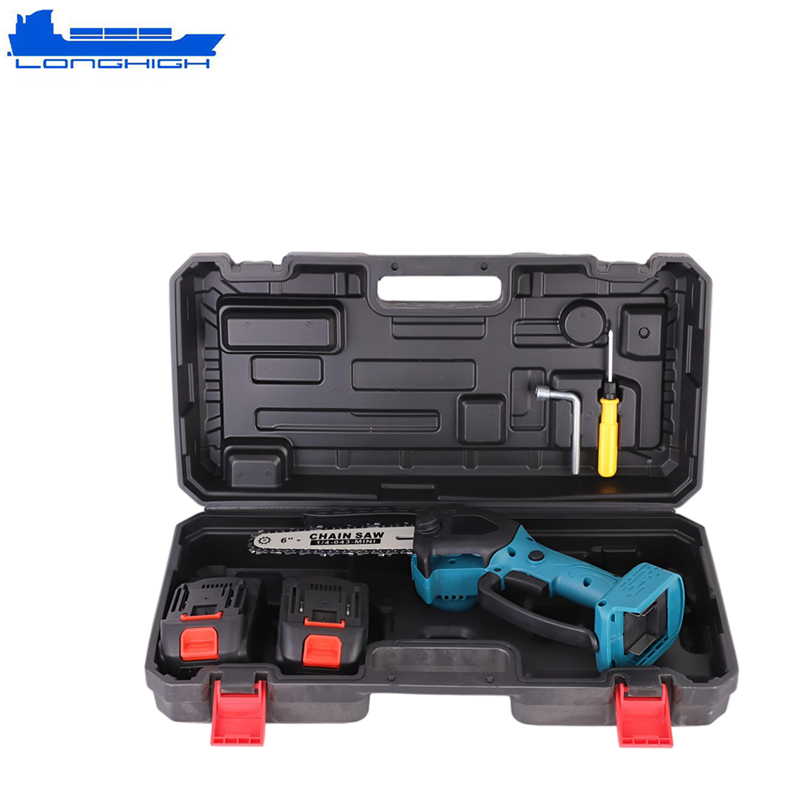 Electric 21V Battery Chainsaw for Efficient Garden Tools