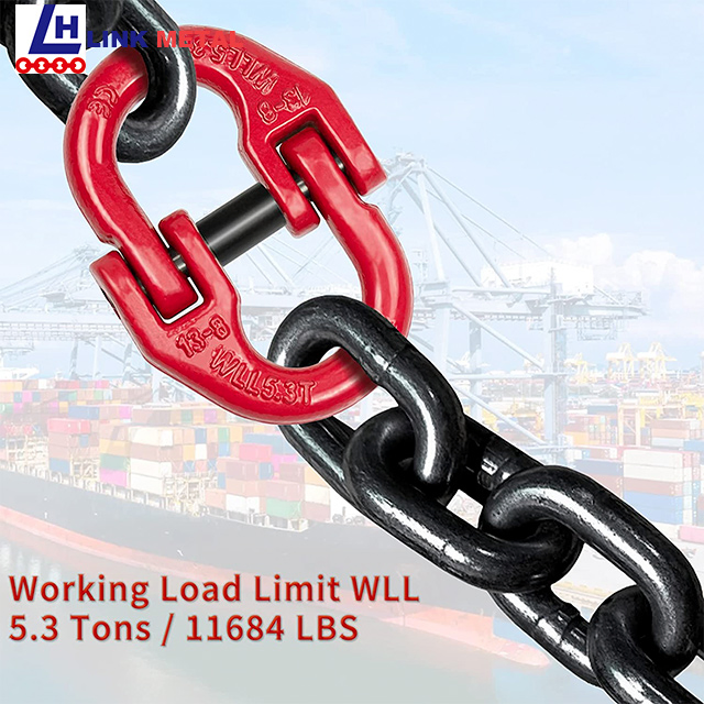 3/8 Lifting Rigging Hardware Alloy Steel G80 Connecting Link From Factory