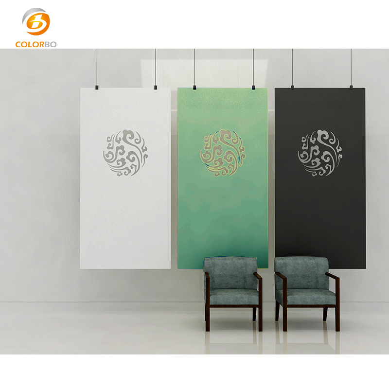 OEM Eco Protection Sound Absorption Acoustic Padded Panel wood Divider Movable Screen